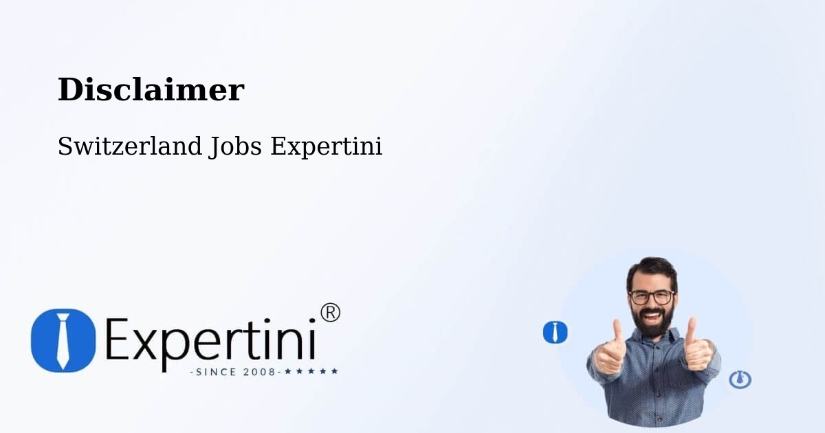 Disclaimer – Birr - Switzerland Jobs Expertini