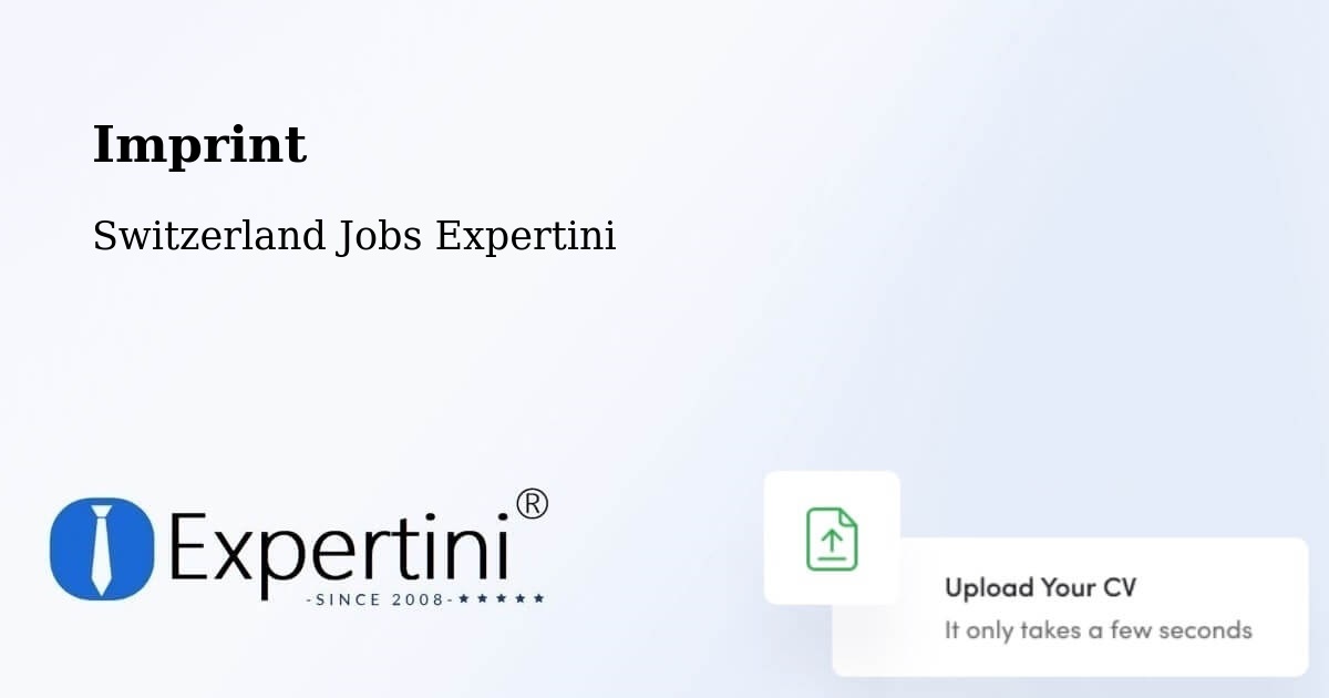 Imprint – Birr - Switzerland Jobs Expertini